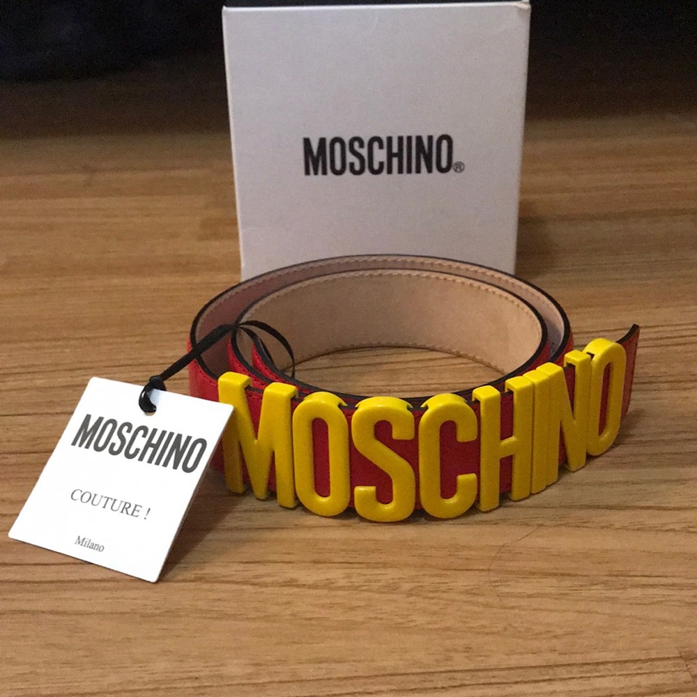 Rare Brand New Unworn Moschino McDonald’s belt.
